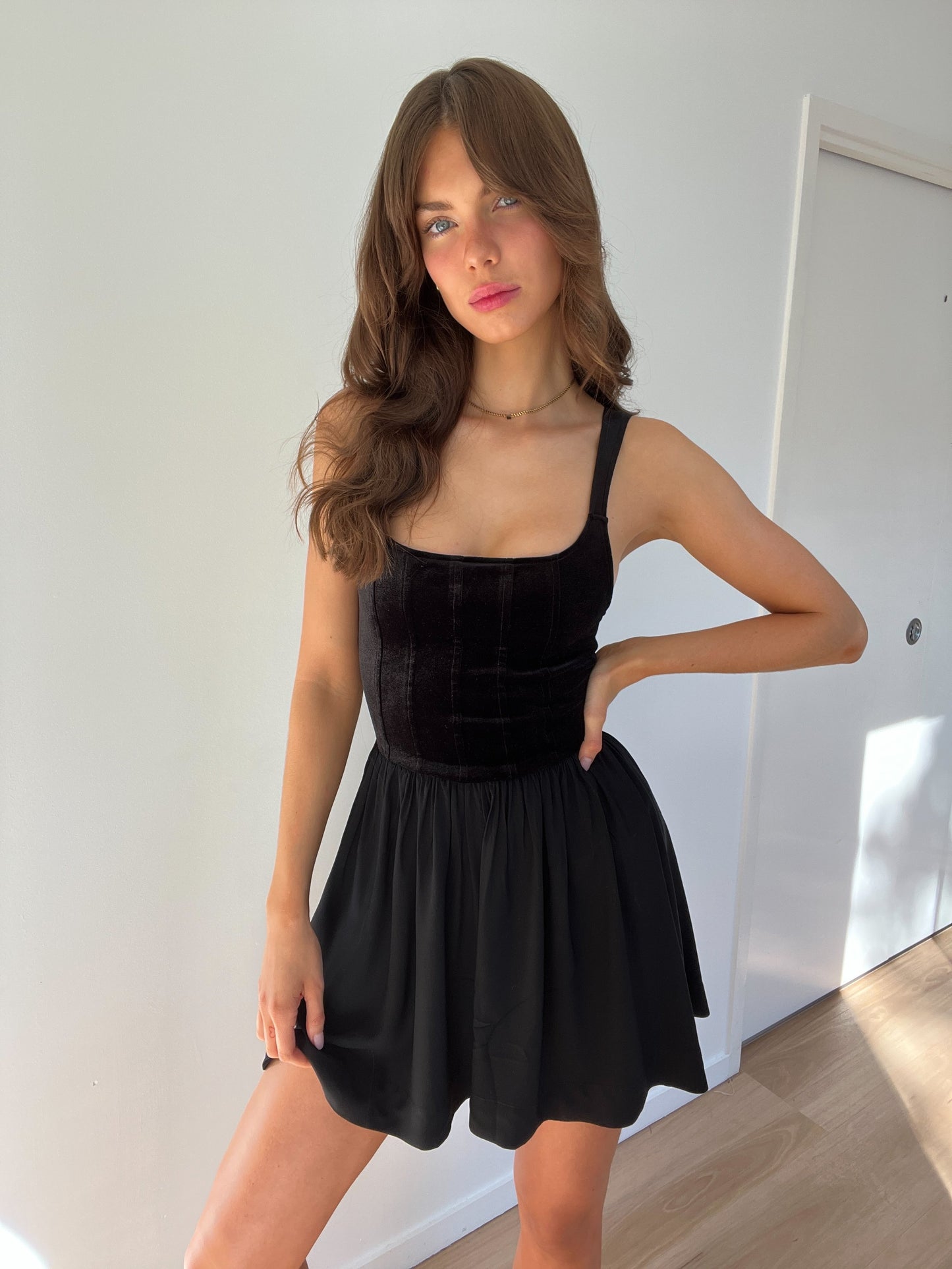 Tiny Dancer Mini Dress | Black