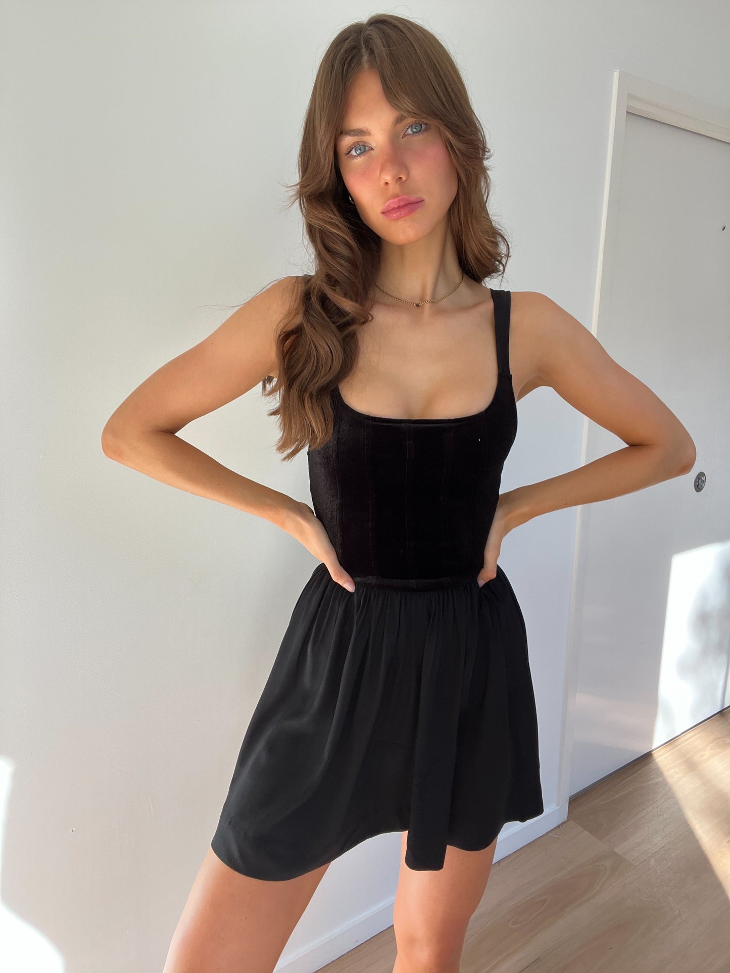 Tiny Dancer Mini Dress | Black